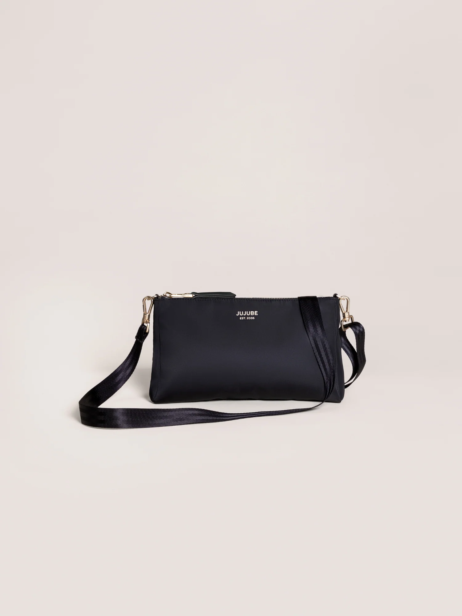 3-Piece Pouch Clutch Purse Set - Black - Image 5