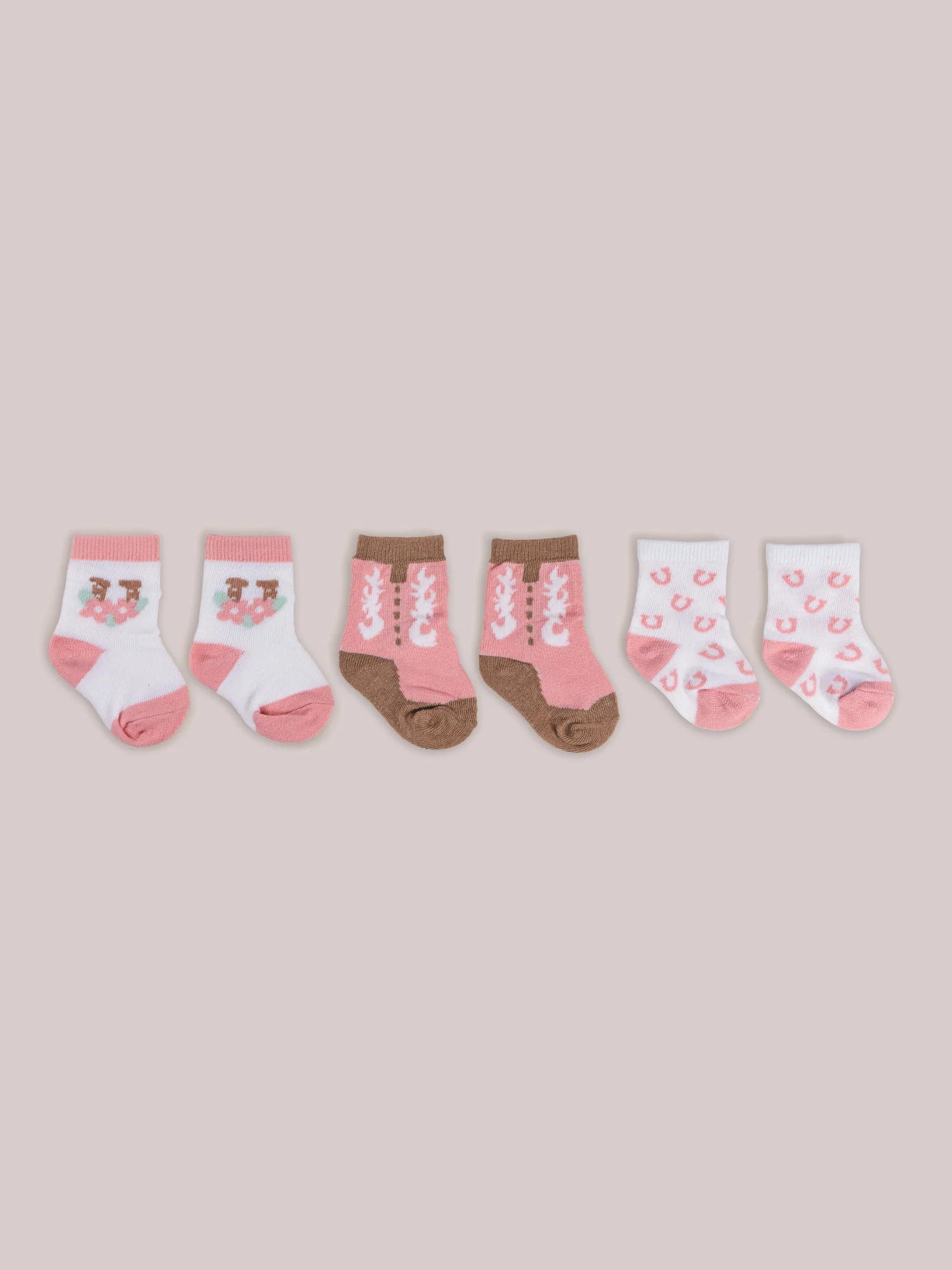 3-Pack Soft Durable Baby Socks Set - Bloomin' Boot - Image 3