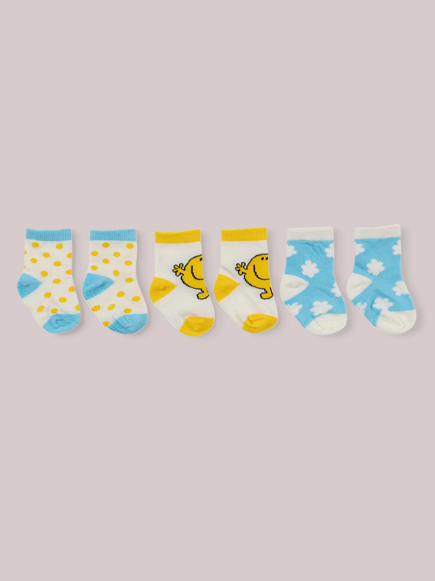 3-Pack Soft Durable Baby Socks Set - Mr. Happy&trade; - Image 2