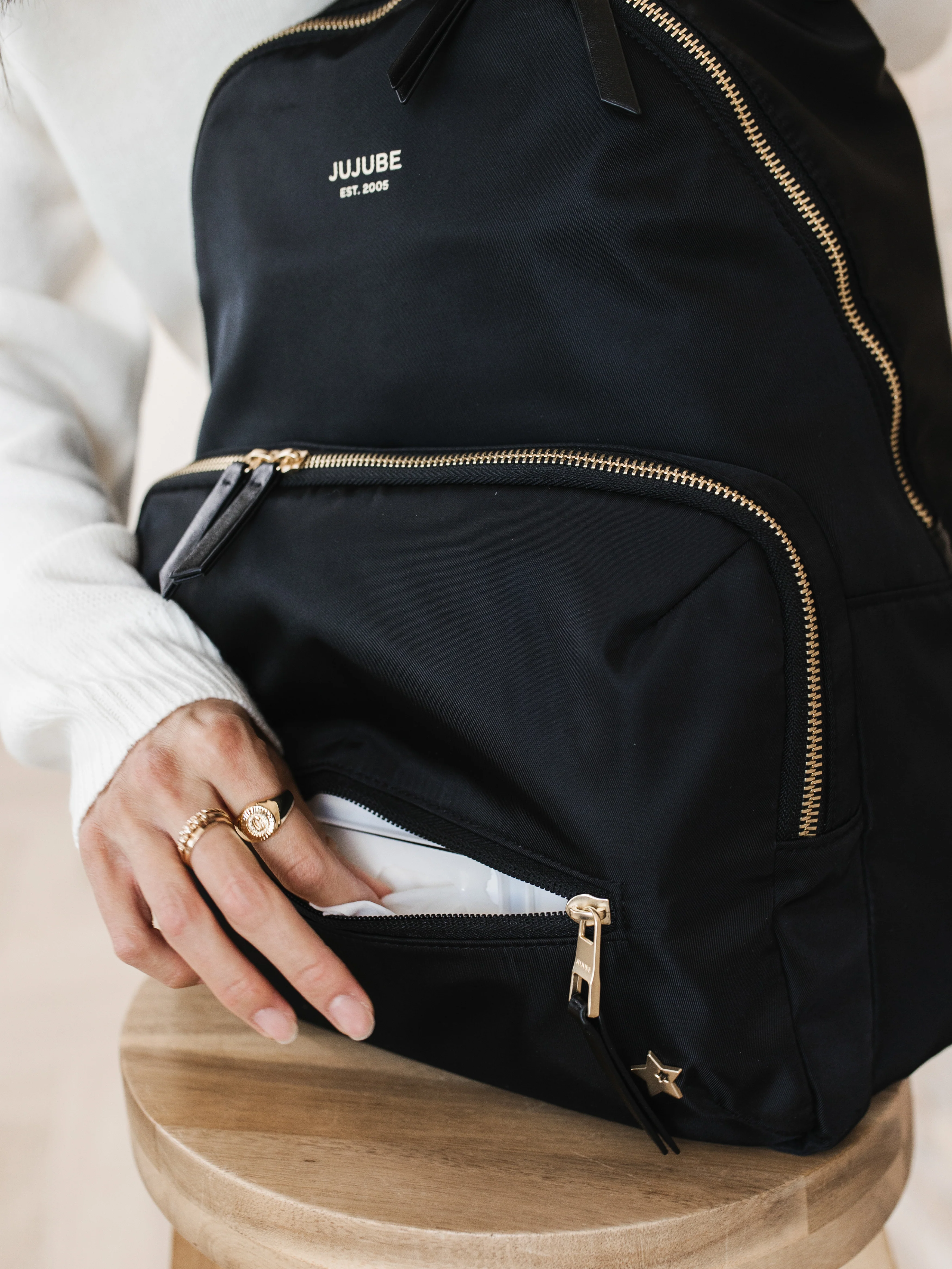 Everyday Diaper Backpack - Black - Image 8