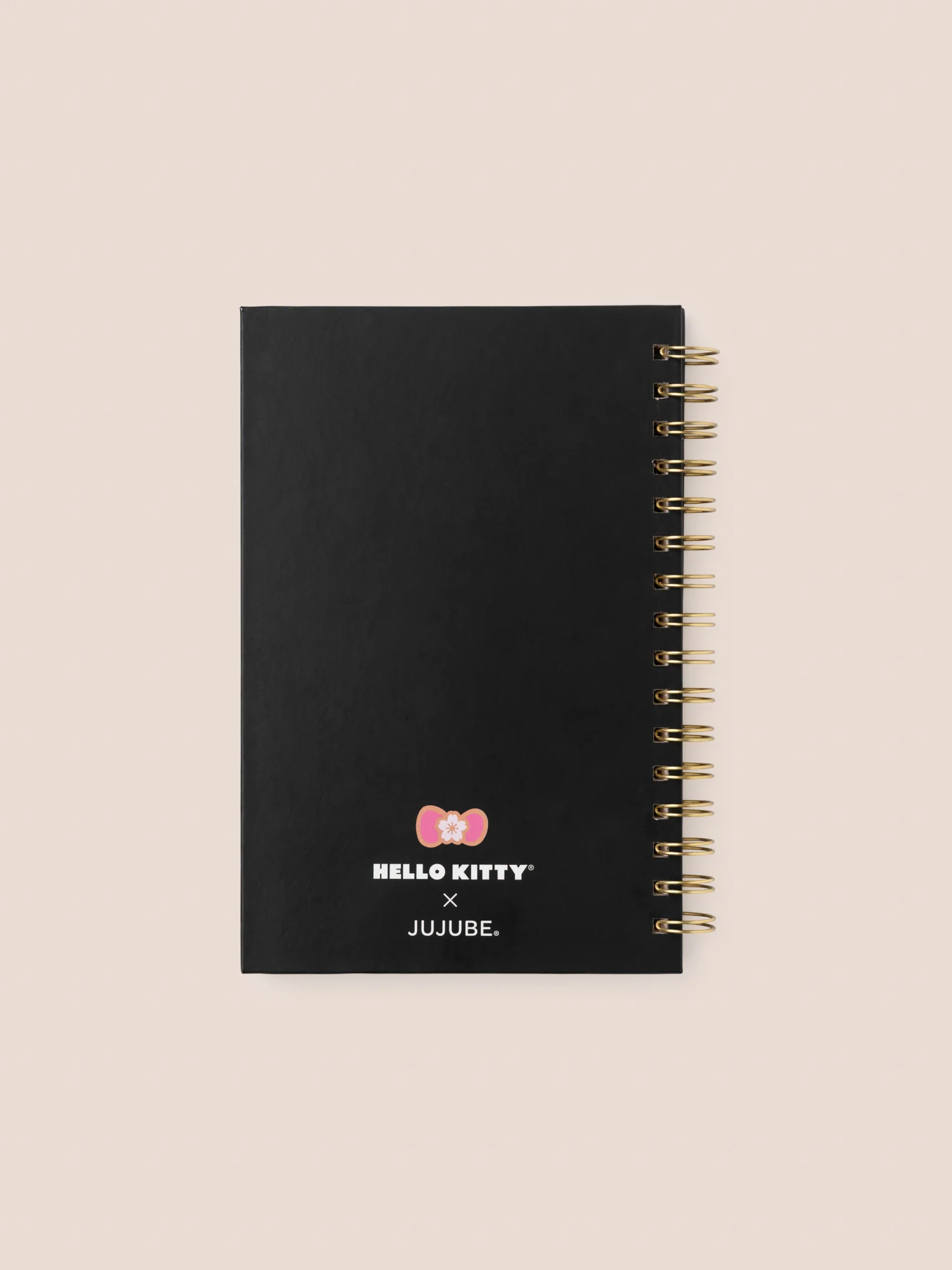 Hello Kitty® × JuJuBe Cherry Blossoms Medium Spiral Notebook — Black and Pink - Image 4
