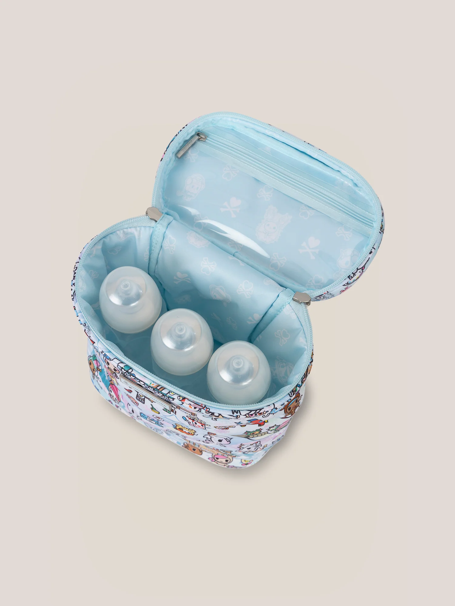 tokidoki Snow Day Fuel Cell Insulated Bottle Bag — Ice Blue - Image 5