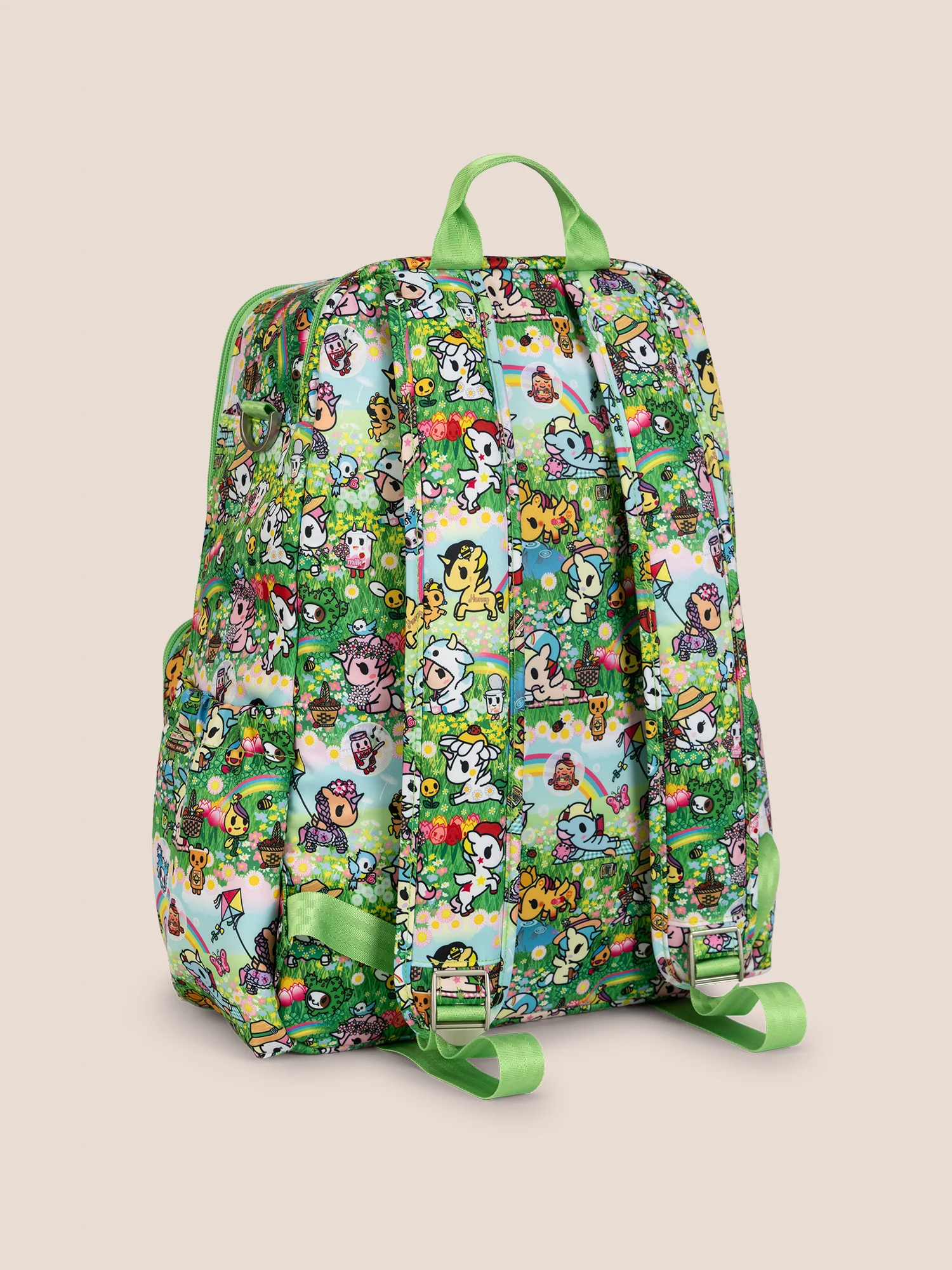 tokidoki Zealous Diaper Bag Backpack - Meadow Blooms - Image 4
